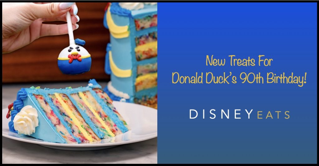 New Disneyland Treats for Donald Duck’s Birthday Donald Duck Treats