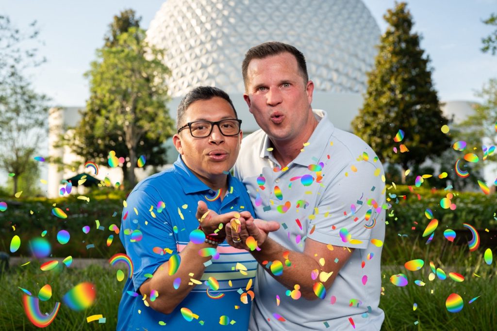 New PRIDE Month Photo Ops Arrive at Disney Parks Pride Confetti Large