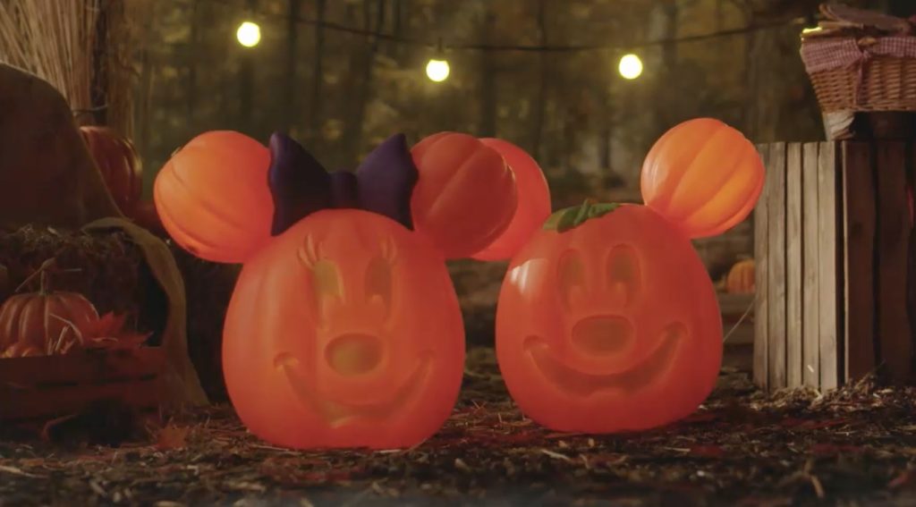 New Mickey & Minnie Mini Glow Pumpkins Coming Soon Mickey Lantern