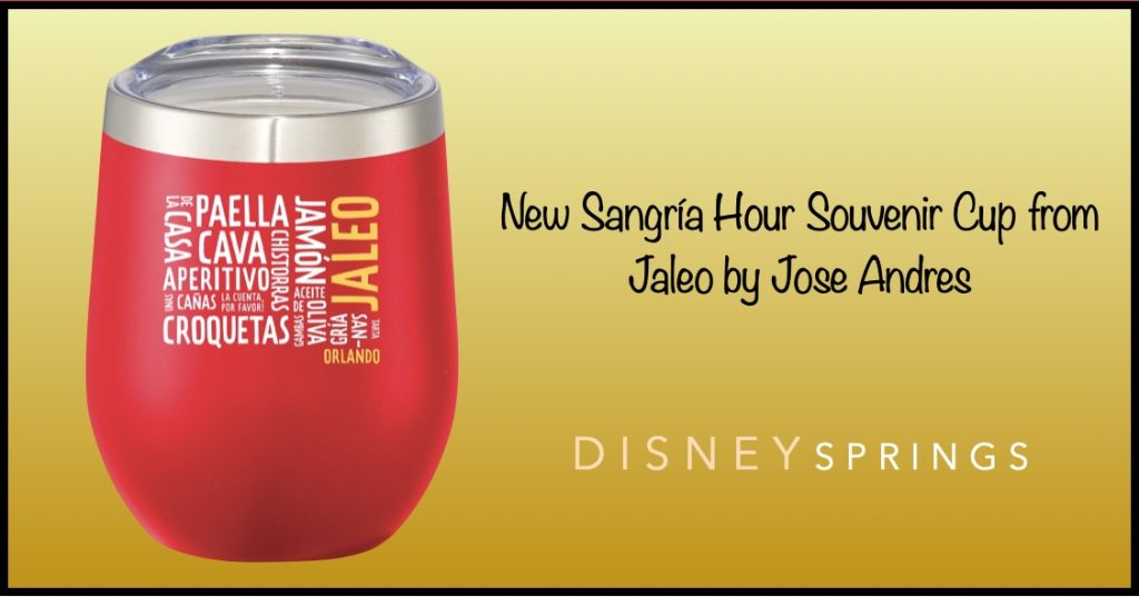 Enjoy Sangría Hour All Day With New Jaleo Souvenir Cup Sangria Hour Cup