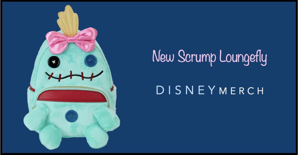 New Limited Edition Lilo & Stitch Scrump Plush Mini Backpack Scrump Loungefly