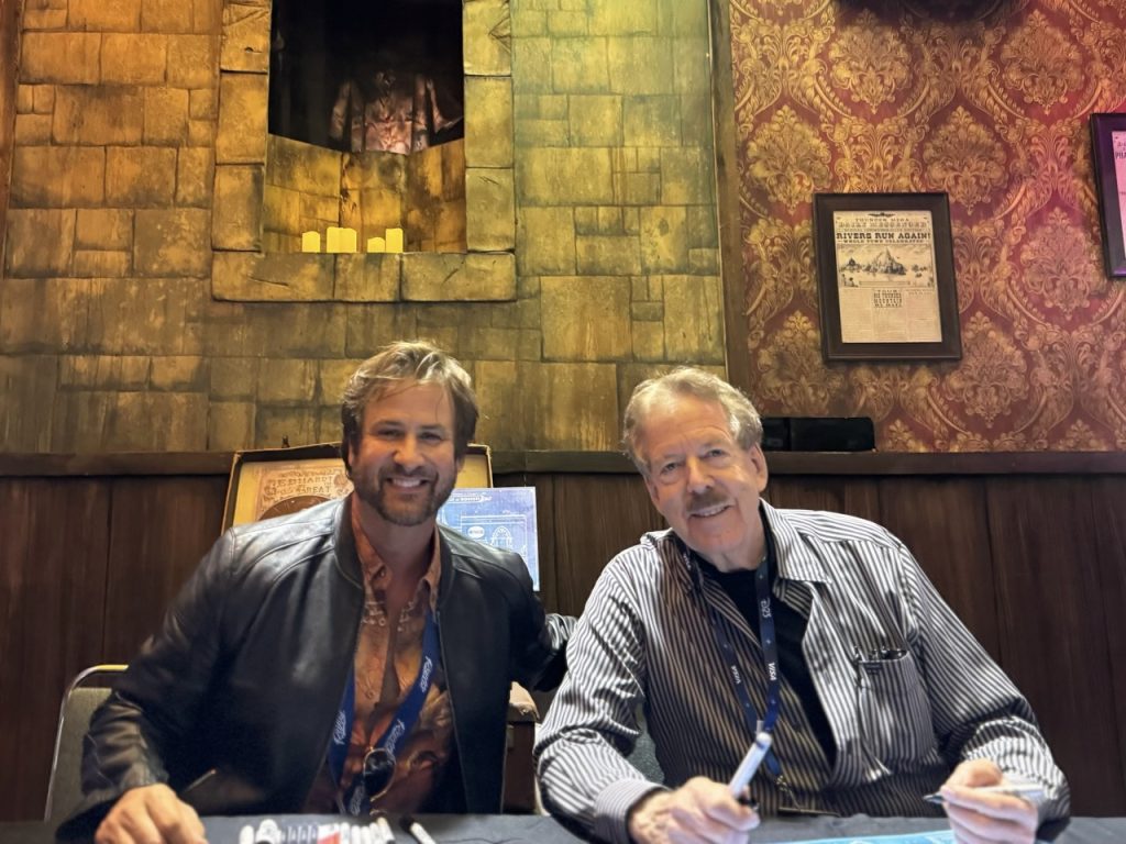 How Tony Baxter Helped RSVLTS Transform a D23 Booth into an Immersive ‘Workshop of Wonders’ Tony Baxter RSVLTS Large  Disney Legend Tony Baxter and artist James C. Mulligan. Photos via Brooke McDonald.