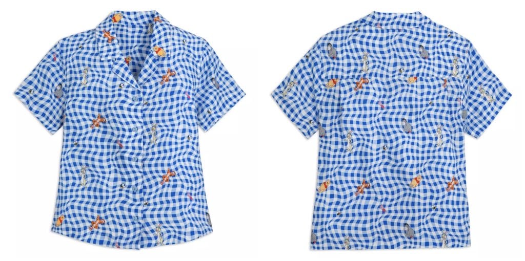 Disney Merch Pooh Woven SHirt – WDWINFO.COM New Disney Merch: Winnie the Pooh + Halloween Cakeworthy Disney Merch Pooh Woven SHirt