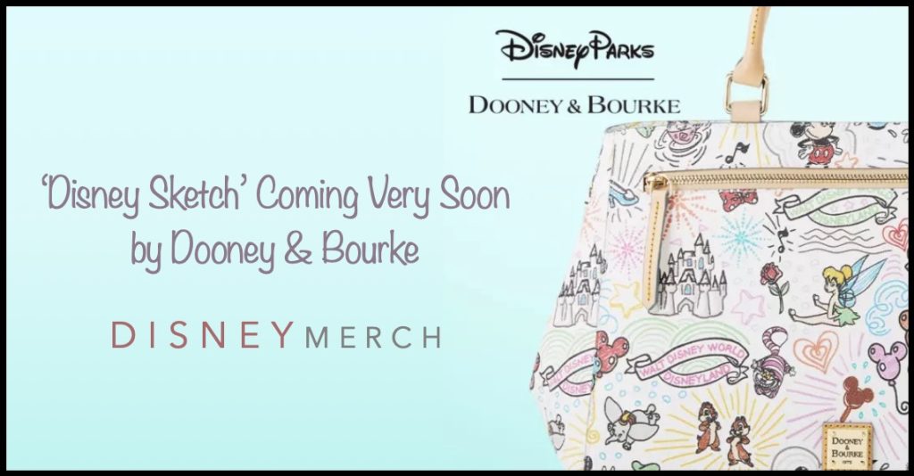 Popular ‘Disney Sketch’ Dooney & Bourke Series Returns! Dooney Bourke Disney Sketch