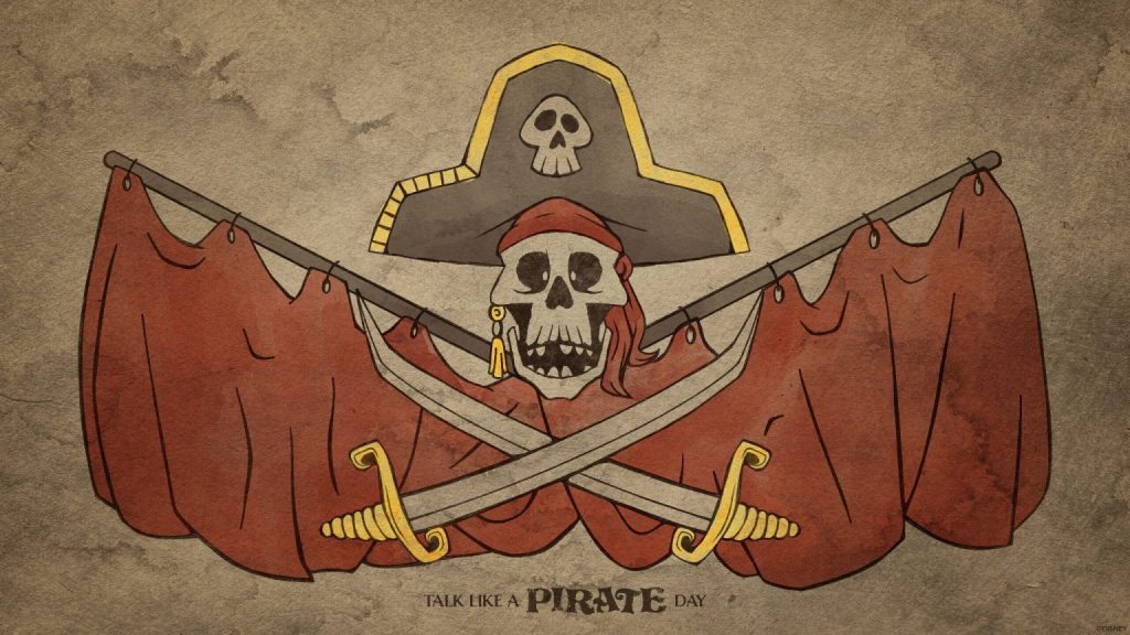ICYMI: Your New Digital Wallpaper For Talk Like A Pirate Day Pirate-Wallpaper
