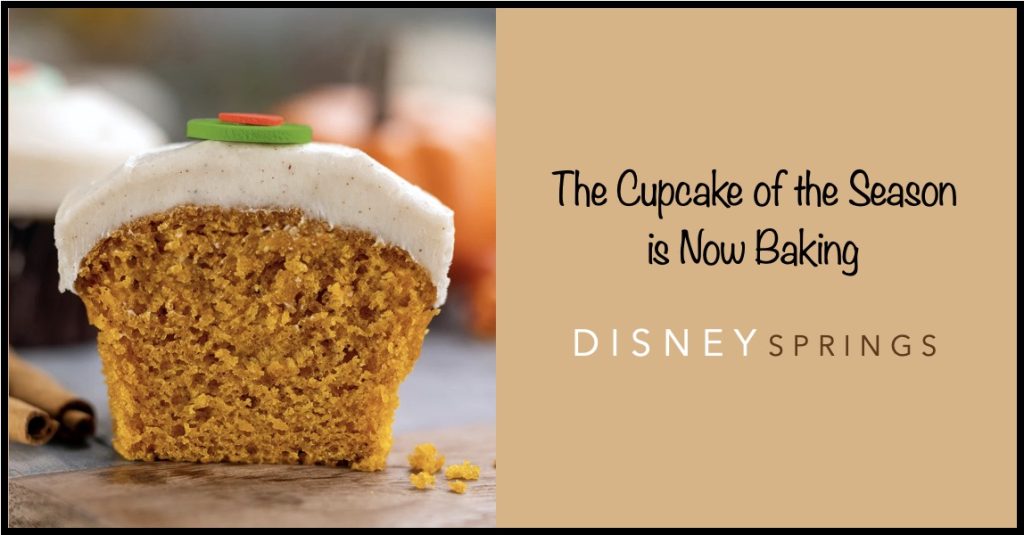 The Cupcake of the Season Is Pumpkin in Disney Springs Pumpkin Cupcake