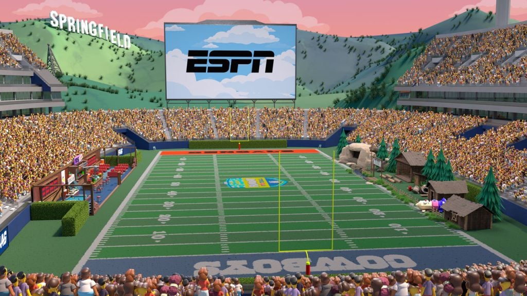 The Simpsons Funday Football to Stream Live on Disney+ & ESPN+