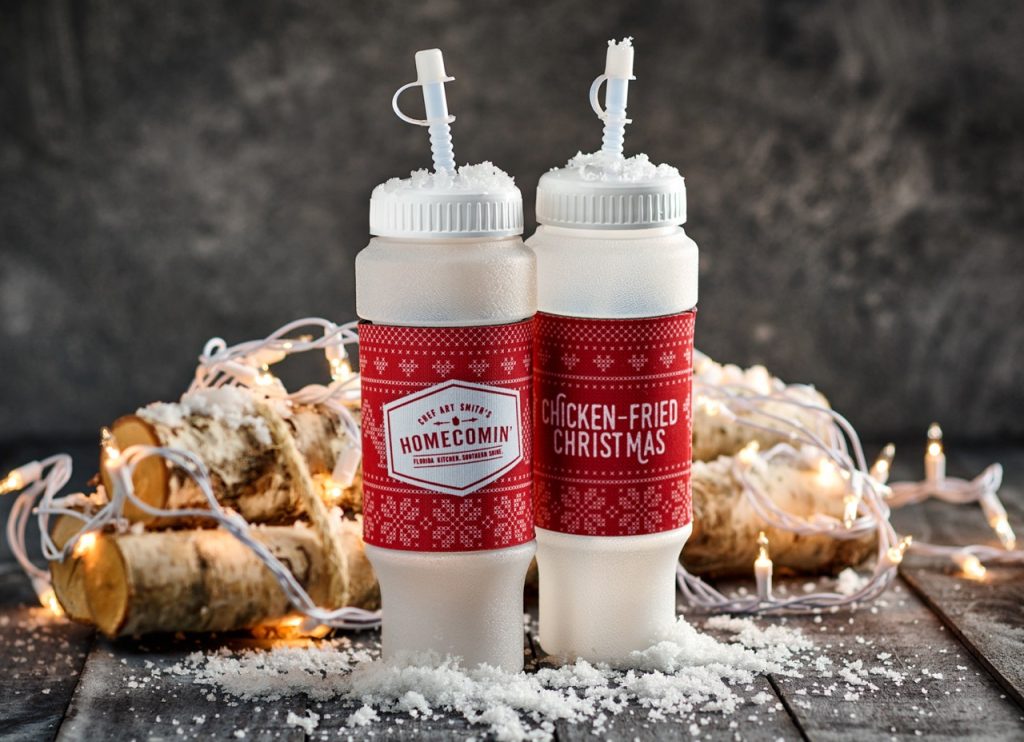 Holiday-Themed Souvenir Squeeze Bottle at Disney Springs Holiday Squeeze Bottle Large