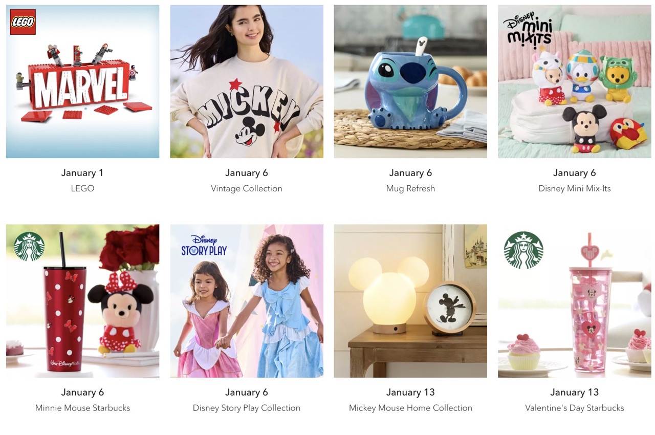 New Disney Merch: Tinker Bell, V-Day + Best Ears of ’24