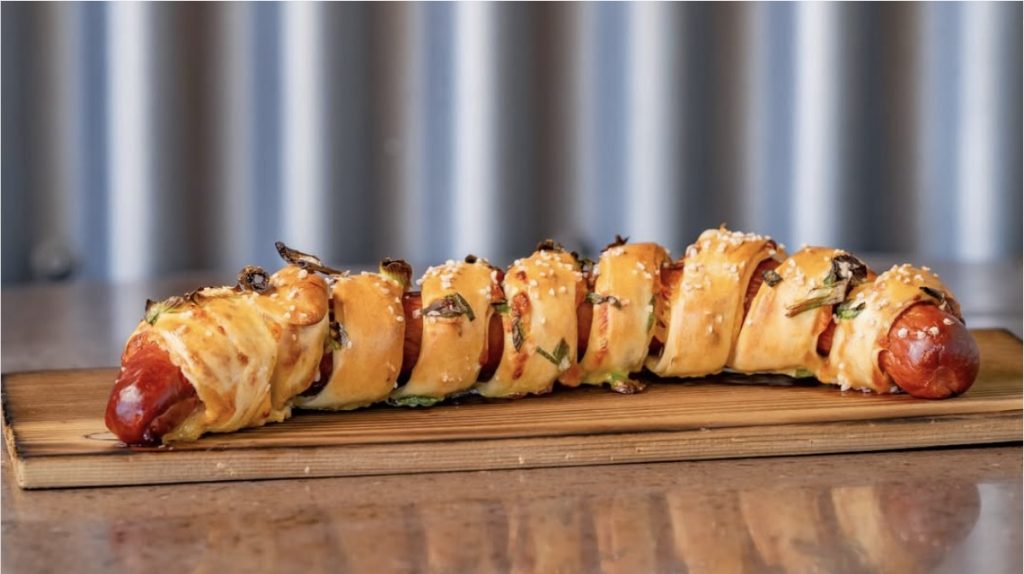 Footlong Pretzel-Wrapped Hot Dog Now at Disneyland Resort