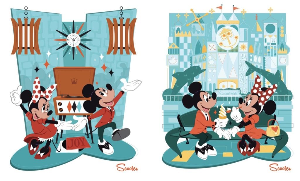 New Art Releasing at EPCOT Scooter Artist Signing