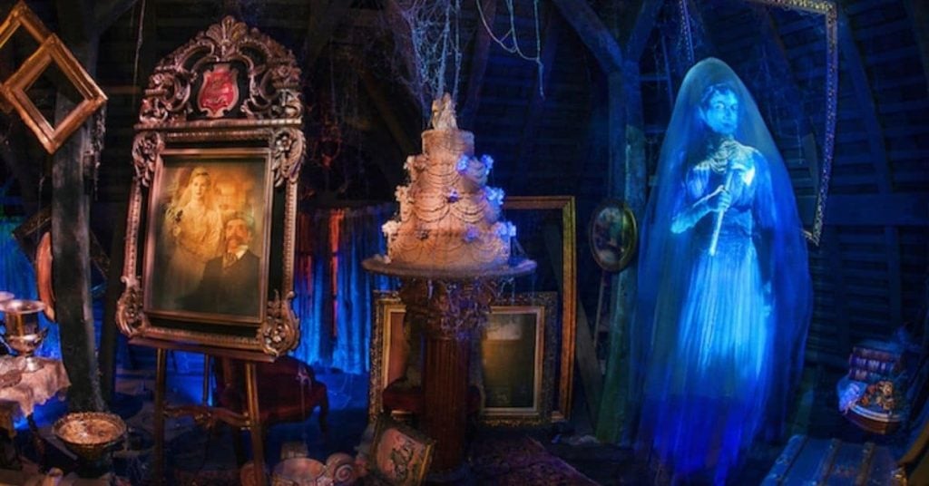 Is Disney’s Haunted Mansion Getting a New Bride? haunted mansion attic_bride_constance Hathaway