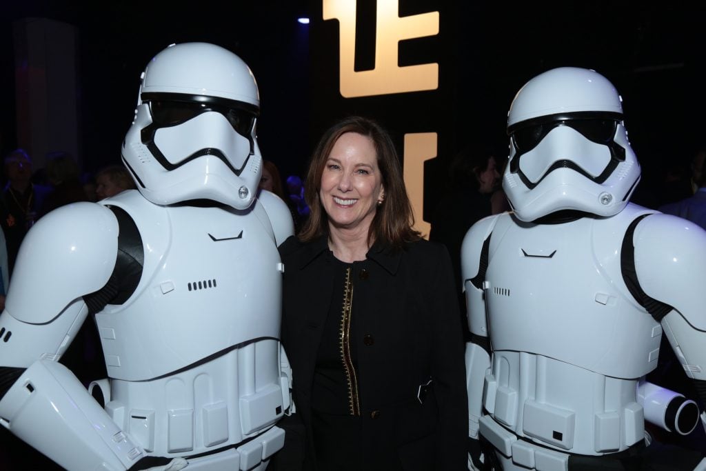 Kathleen Kennedy to Exit Lucasfilm Later this Year Kathleen Kennedy Storm Troopers