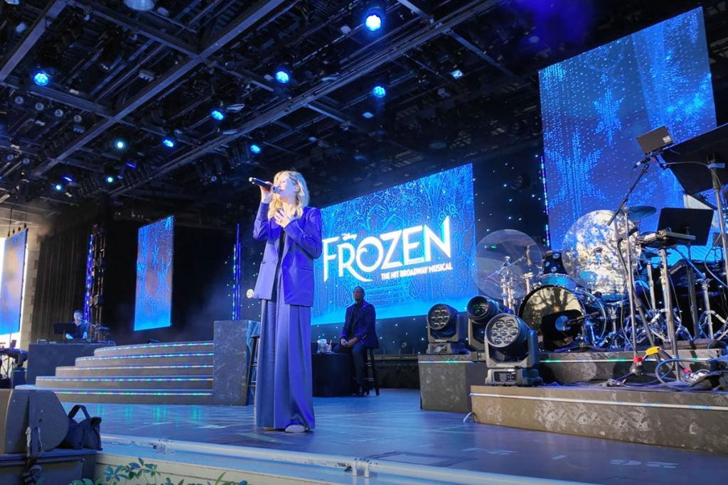 Watch Caissie Levy Perform ‘Let It Go’ at EPCOT Festival of the Arts