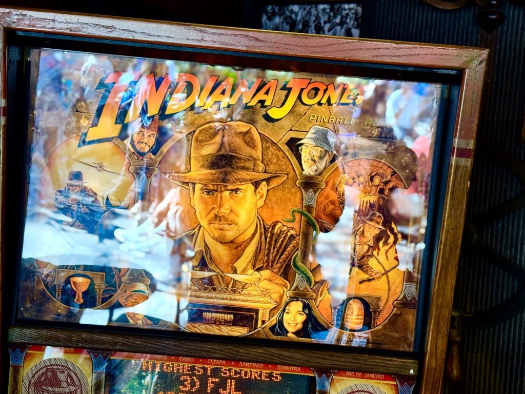 A Hidden Indiana Jones Gem at Disneyland’s Adventureland indiana jones pinball 5