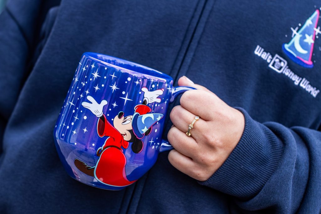 sorcerer-mickey-mug-front โ WDWINFO.COM NEW Sorcerer Mickey-Themed Merch Hits Walt Disney World sorcerer-mickey-mug-front
