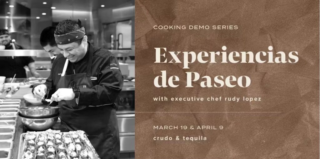 New Dining Experience: Crudo & Tequila in Downtown Disney at Disneyland Dining Experience Paseo