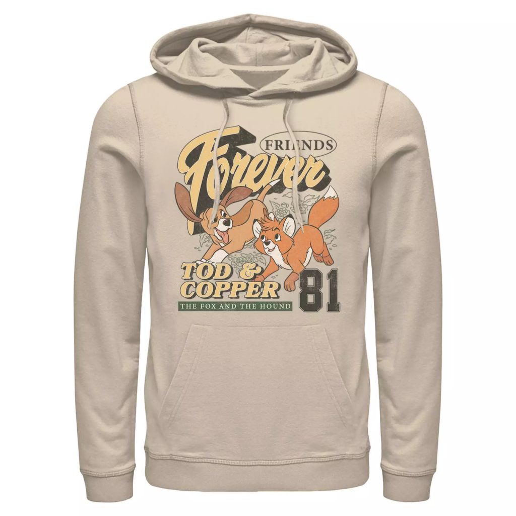 Disney Pullover Fox and Hound – WDWINFO.COM Unique New Disney Character Pullover Hoodies for Adults Disney Pullover Fox and Hound