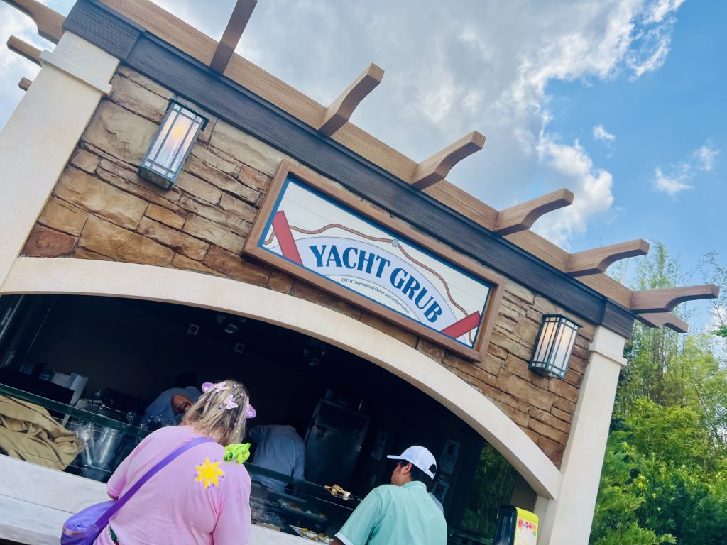This is The BEST New Booth to Come to Any EPCOT Festival Flower and Garden Yacht Grub Booth 4
