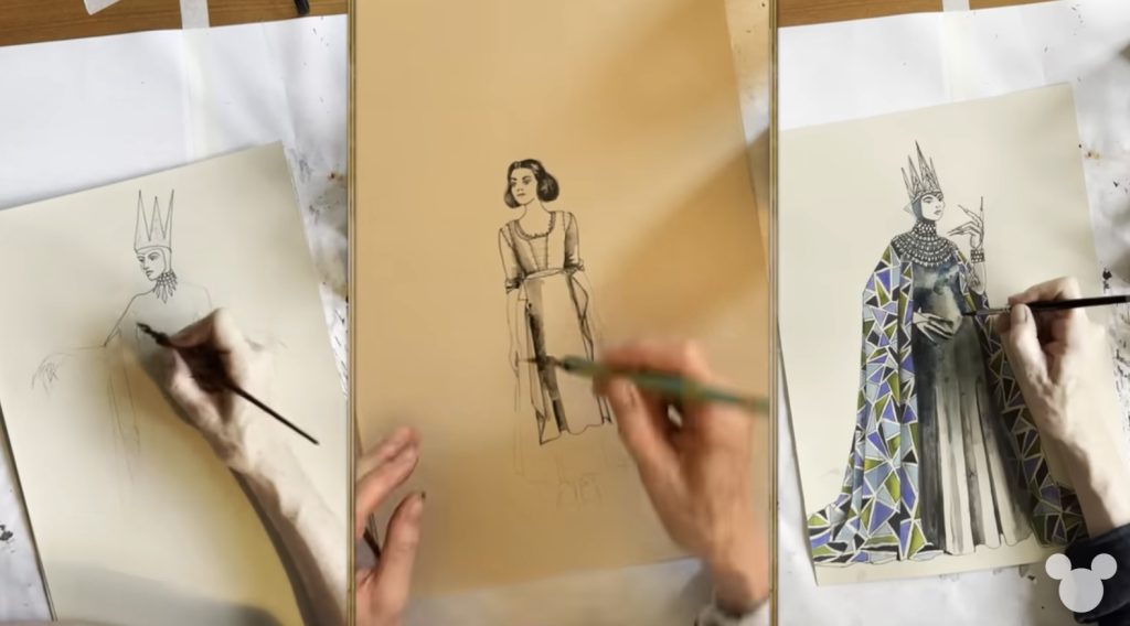 Look Behind the Scenes of Disney’s ‘Snow White’ Snow White Header Behind the scenes Costume