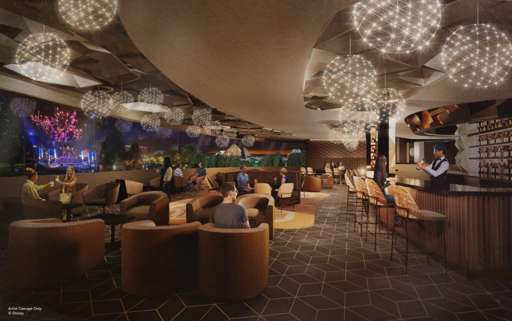 Is a 21+ Bar a Good Idea for a Disney Park? Spaceship-Earth-Lounge-EPCOT-Disney-World-Concept-Art-1-scaled