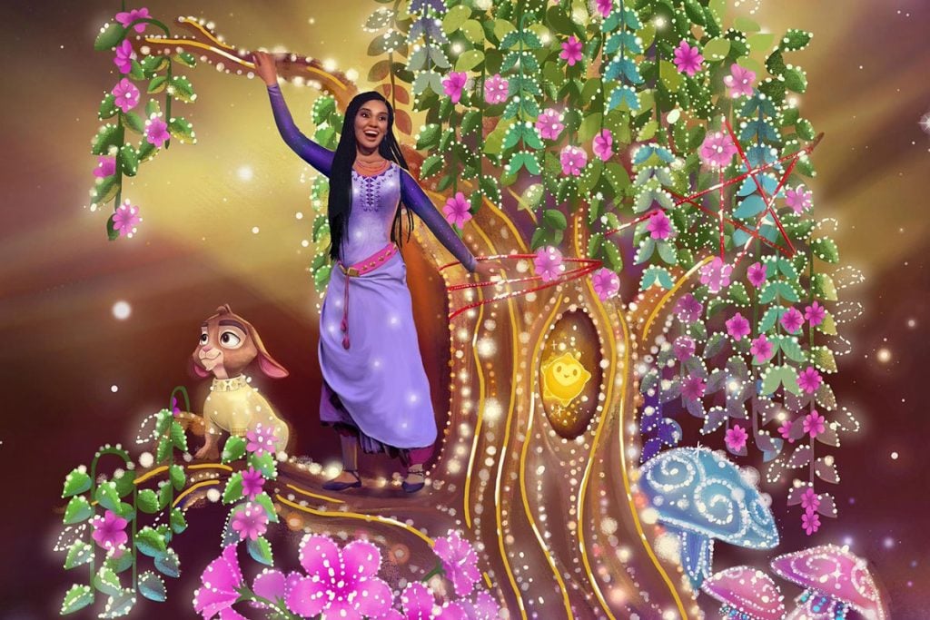 FIRST LOOK: Disney’s ‘WISH’ Float in New Nighttime Parade at Magic Kingdom disney-wish-float-disney-starlight-parade-cropped-02