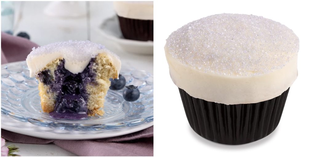 New Cupcake Flavors in Disney Springs with Berries & Cream Berris and Cream Sprinkles
