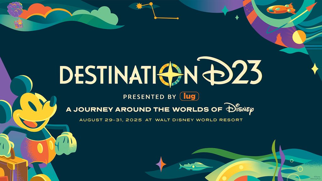 Schedule for 2025 Destination D23 at Walt Disney World Now Available destination d23 2025 header