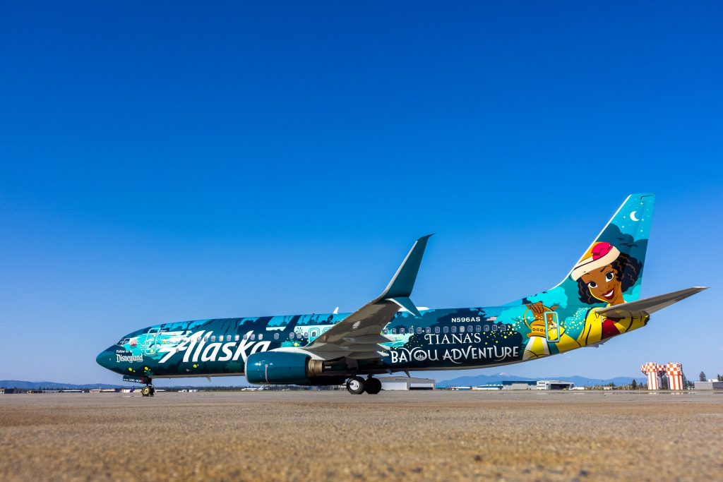 Alaska Airlines Unveils New Disney-Themed Plane IMG_8545