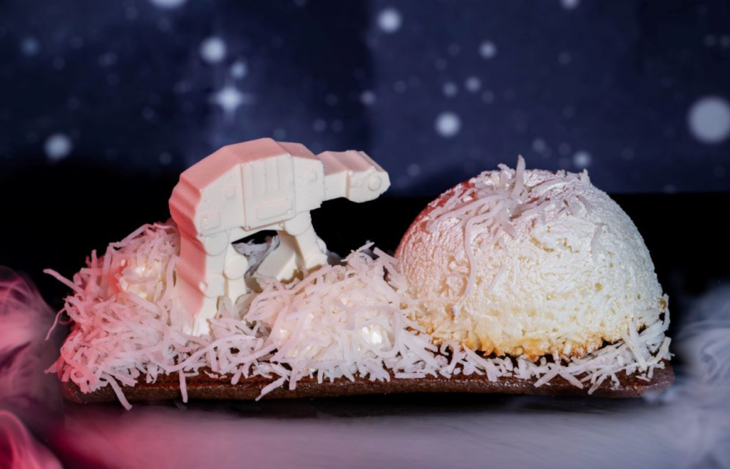 ‘May the 4th’ Be With You… Disney World Foodie Guide! Star Wars foodie guide Hoth macaroon DHS