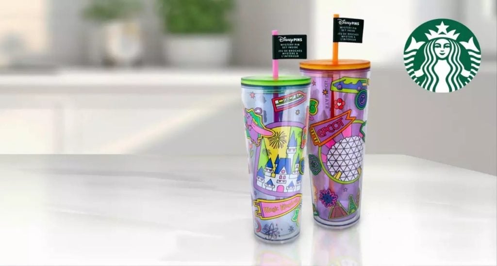 New Starbucks x Disney Parks Tumbler and Mystery Pins Sets