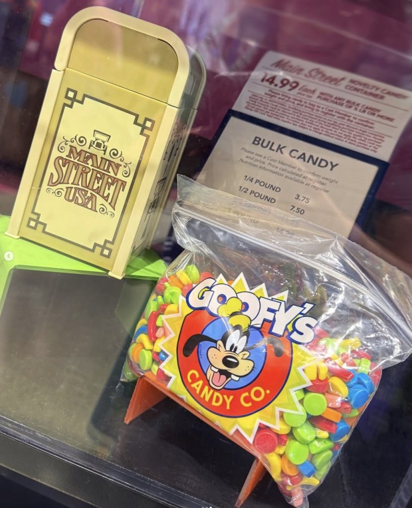 Candy Tin Article Large – WDWINFO.COM New Main Street Novelty Candy Container in Disney Springs Candy Tin Article Large