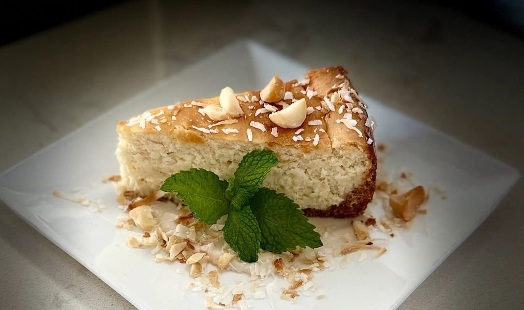 New Sweet Escape on the Menu in Disney Springs Coconut Cheesecake Large