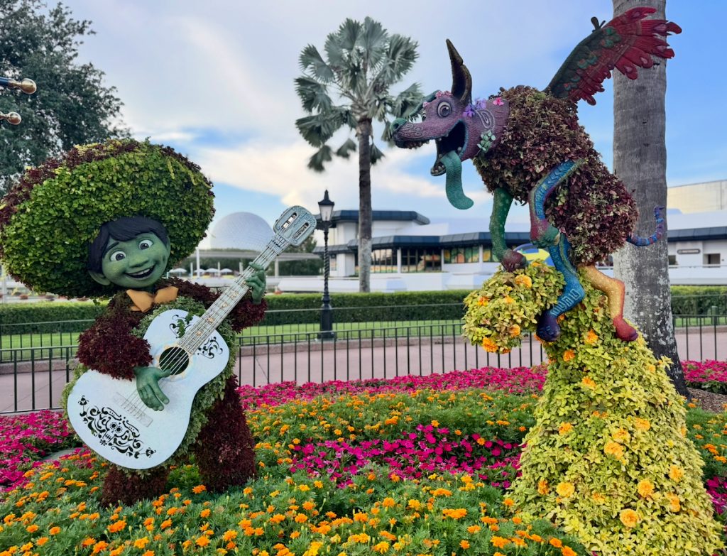 Last Chance to Enjoy These EPCOT Flower & Garden Treats! coco topiary flower & garden