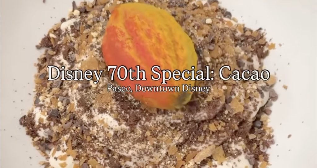 Limited-Time New Dessert for Disneyland 70th at Paseo 70th Anniversary Special Paseo