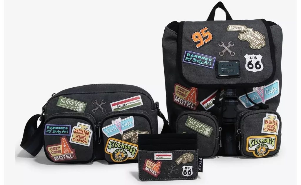 New Cars Loungefly Series: Radiator Springs Patches Cars Loungefly Header