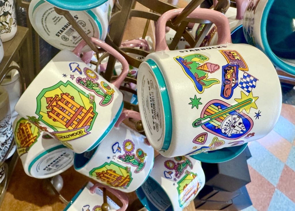 New Disney Starbucks Mug Includes CLOSED Attractions at Hollywood Studios DHS starbucks mug 2025 6
