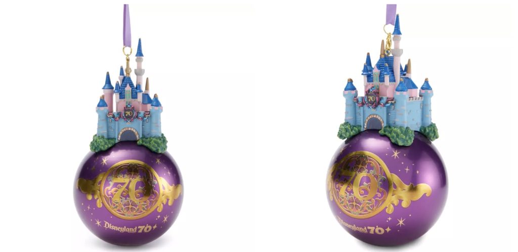 Disney merch Castle Ornament – WDWINFO.COM New Disney Merch: Disneyland 70th Castle Collection & More! Disney merch Castle Ornament