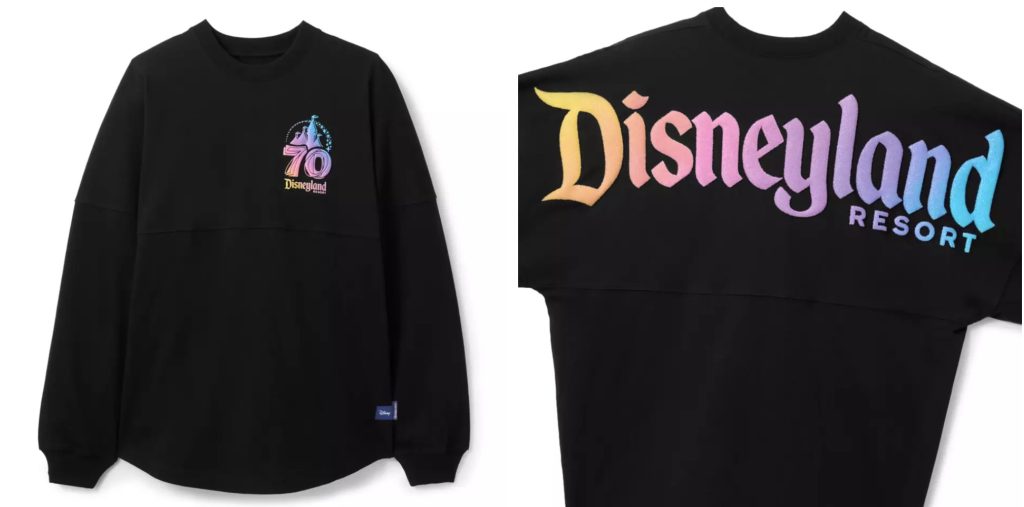 Disneyland 70th Celebrate Happy Collection Black Pullover adult – WDWINFO.COM The Big Drop of New Disneyland 70th Merchandise Is Here Disneyland 70th Celebrate Happy Collection Black Pullover adult