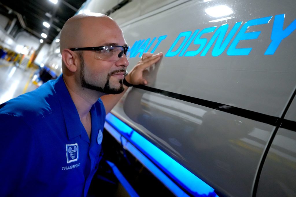 Walt Disney World Adding Glow-in-the-Dark Decals to Monorails Disney World monorail