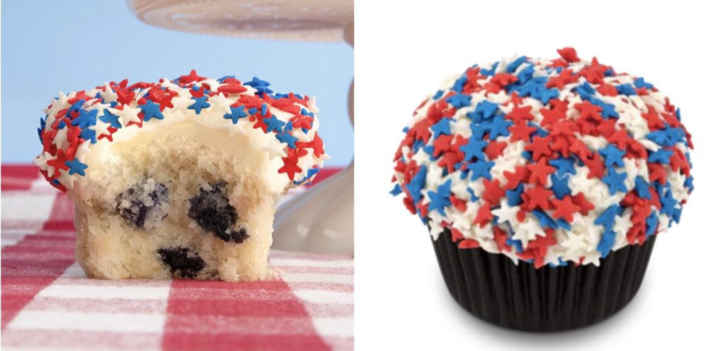 Patriotic Snack Returns to Disney Springs for July 4th July 4th Cupcake