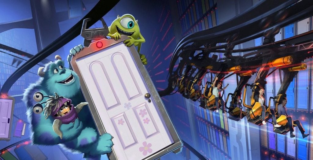 New Map Reveals Size of Monsters, Inc. Coaster at Disney’s Hollywood Studios Monsters-Inc-doors-coaster-Hollywood-Studios-courtesy-of-Disney