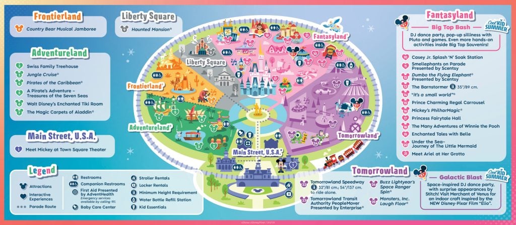 mk-cool-kid-summer-map โ WDWINFO.COM Cool Kid Summer Activities Are Hopping in Magic Kingdom at Walt Disney World mk-cool-kid-summer-map