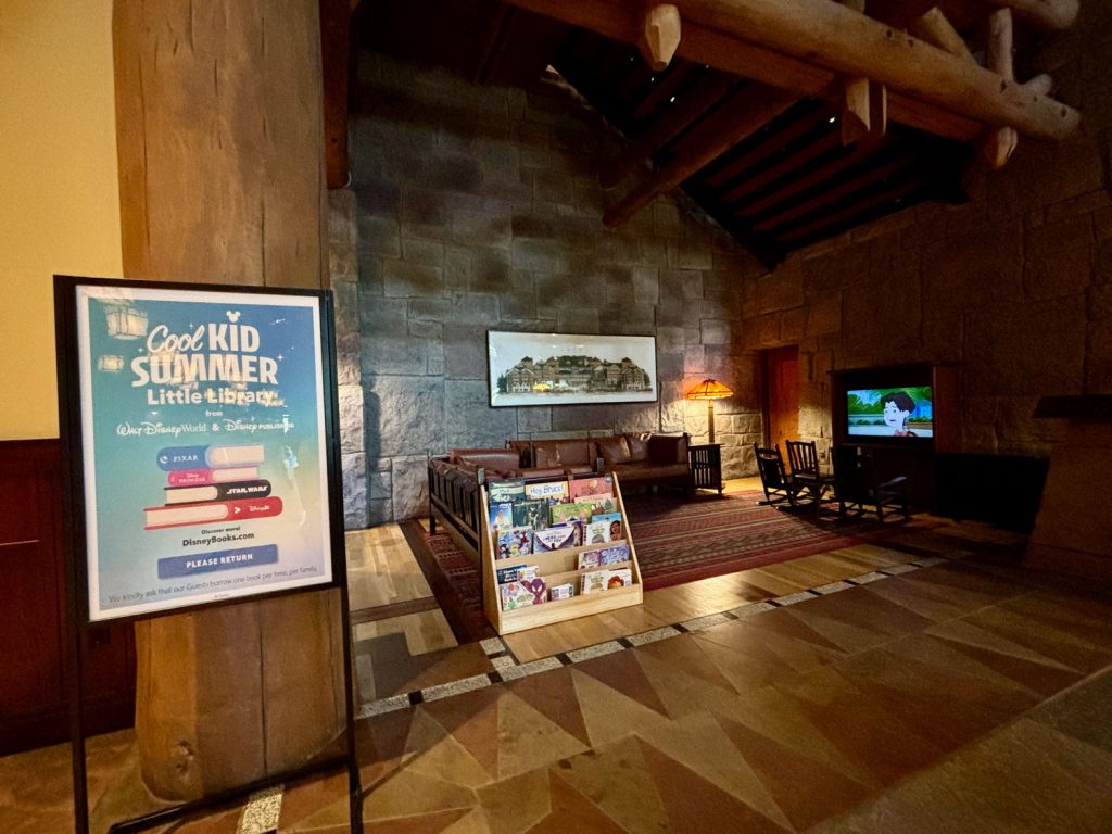 Head to Disney’s Wilderness Lodge for Cool Kid Summer Fun at Walt Disney World wl-cool-kid-summer-little-library