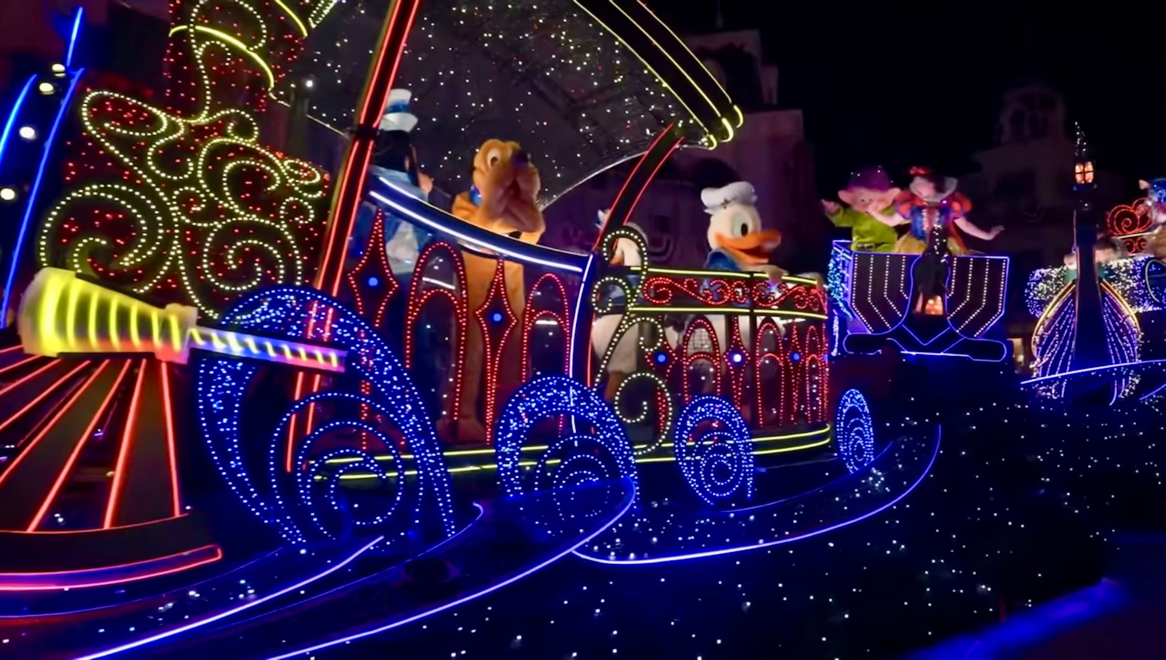 Disney Starlight parade scene