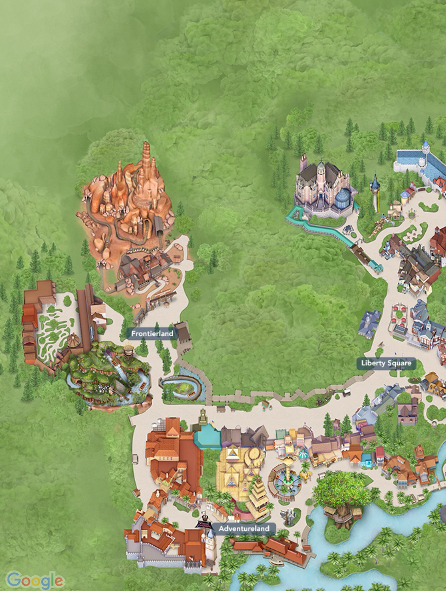Rivers of America & More Already Removed from Magic Kingdom Map