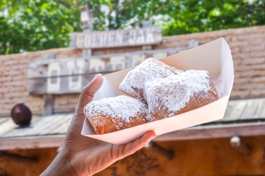 Disney Eats World Princess Week Beignets Large – WDWINFO.COM New Walt Disney World Bites & Sips for World Princess Week Disney Eats World Princess Week Beignets Large