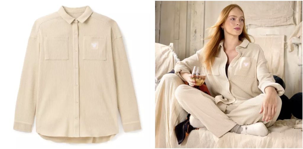 Disney merch Fall 2025 Beige top – WDWINFO.COM New Disney Merch: Fall Loungewear and Homewares Disney merch Fall 2025 Beige top