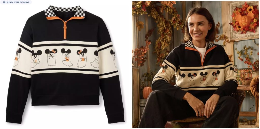 Halloween Disney Collared Sweaer – WDWINFO.COM New Disney Merch: Fall Loungewear and Homewares Halloween Disney Collared Sweaer