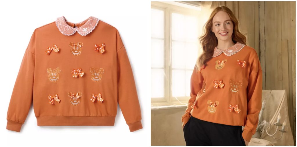 Halloween Disney Orange Sweater – WDWINFO.COM New Disney Merch: Fall Loungewear and Homewares Halloween Disney Orange Sweater